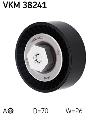 Napínacia kladka rebrovaného klinového remeňa SKF (VKM 38241)